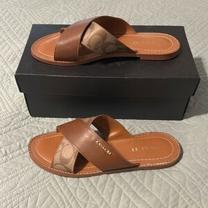 Coach Hilda Leather Sandals